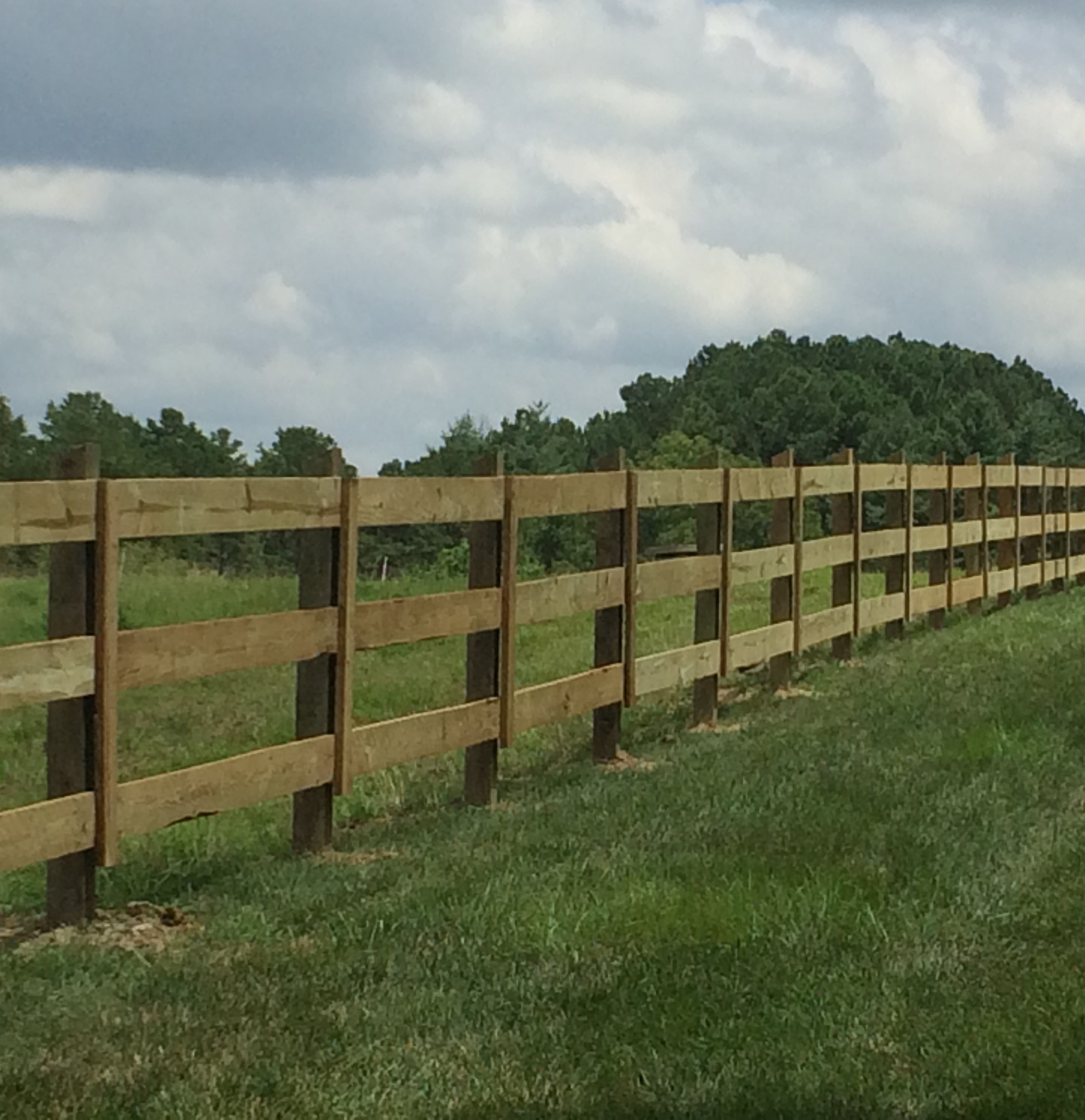 four rail fence SE Agricultural Fencing